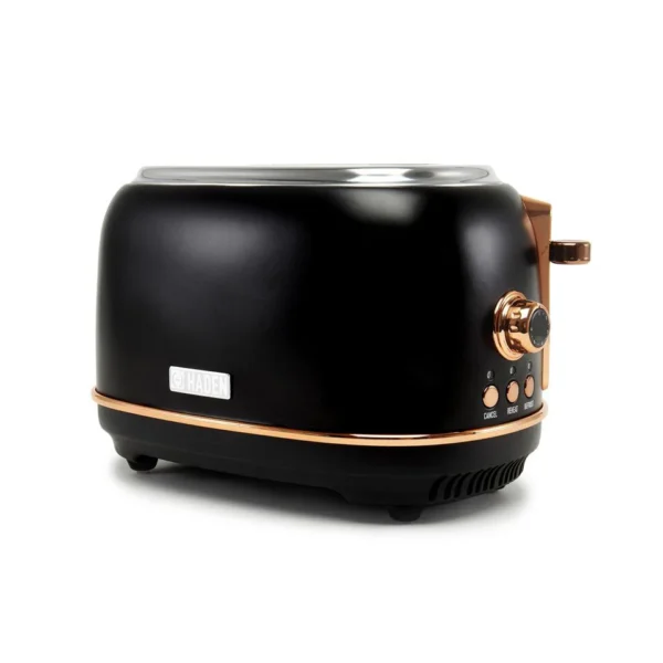 Haden Heritage 2-Slice Toaster - Black & Copper